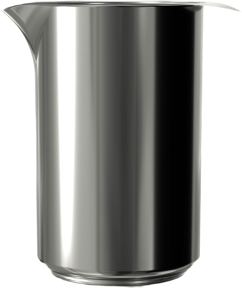 Mixkanna 1L stål, från Rosti, i färgen Stål.