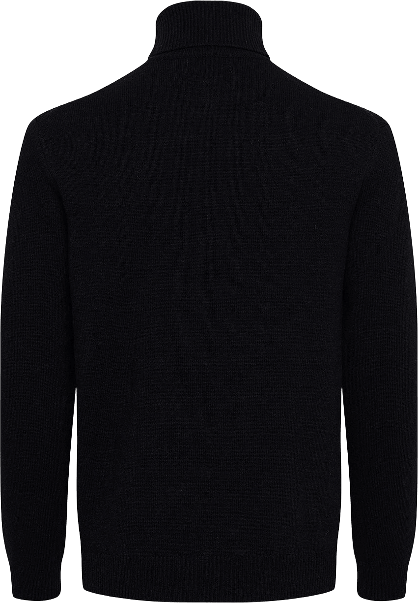 Cfkarl Roll Neck Bounty Knit  Pullover, från Casual Friday, i färgen Anthracite Black.