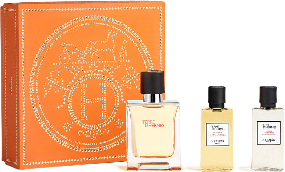 Terre d'Hermès EDT Set 50ml + HBSG 40ml + ASL 40ml FEH24