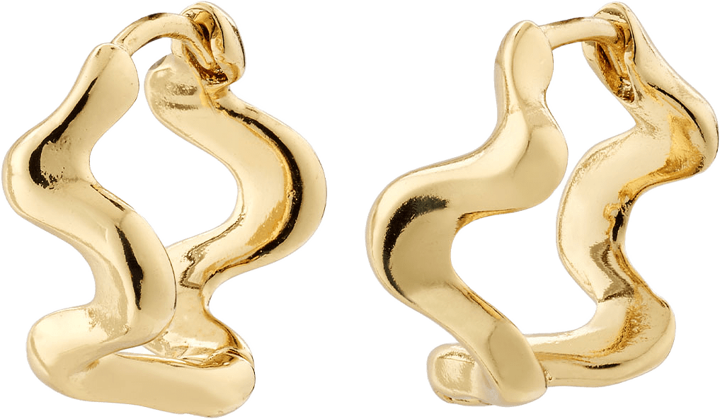 Penelope Earrings, från Pilgrim, i färgen Gold Plated.