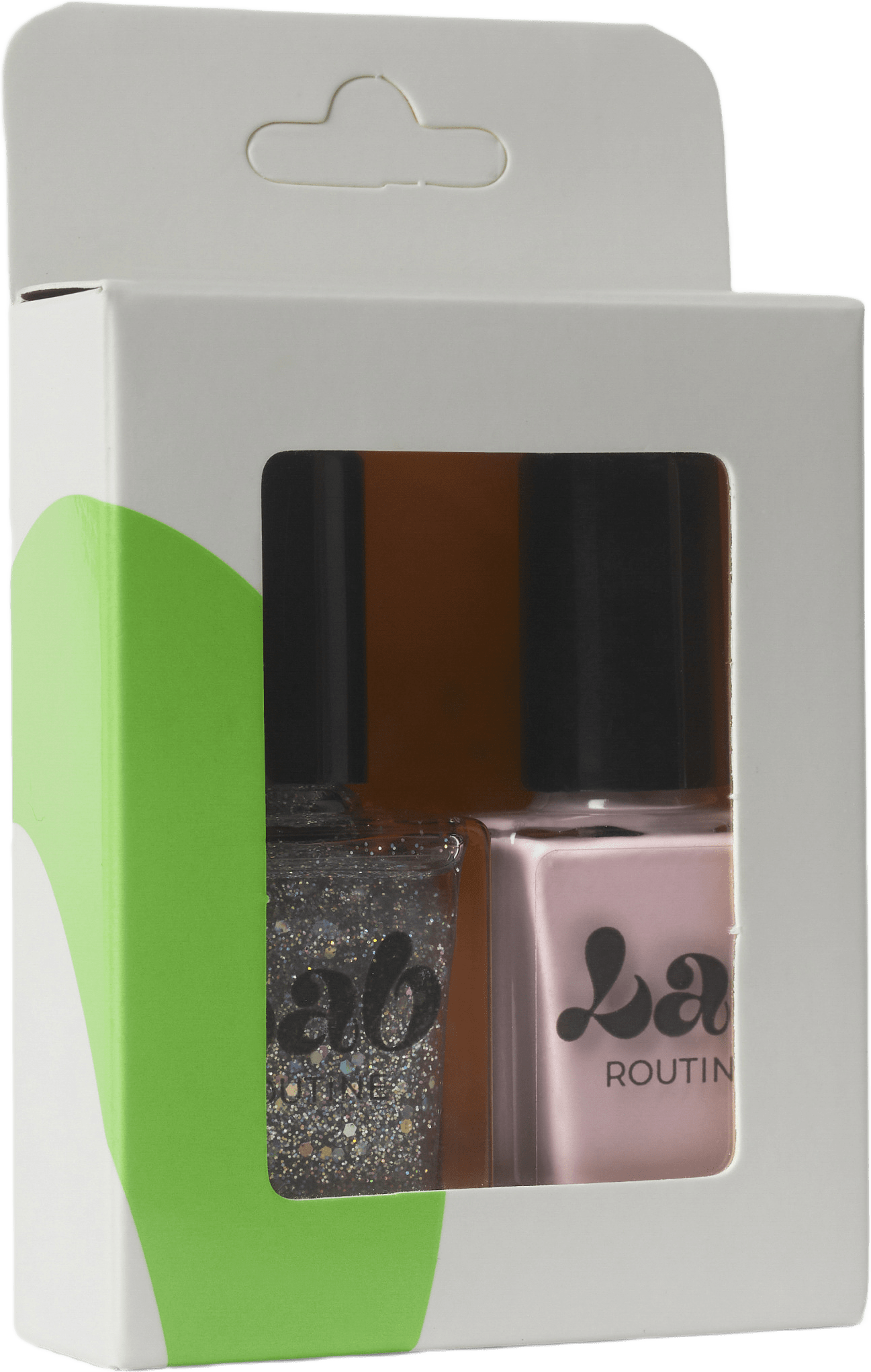 Nail Polish Duo Kit, från Lab Routine, i färgen 3 Pink.