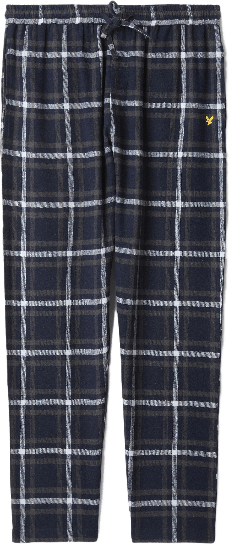 Carey Lounge Pant, från Lyle & Scott, i färgen Peacoat/Grey Check.