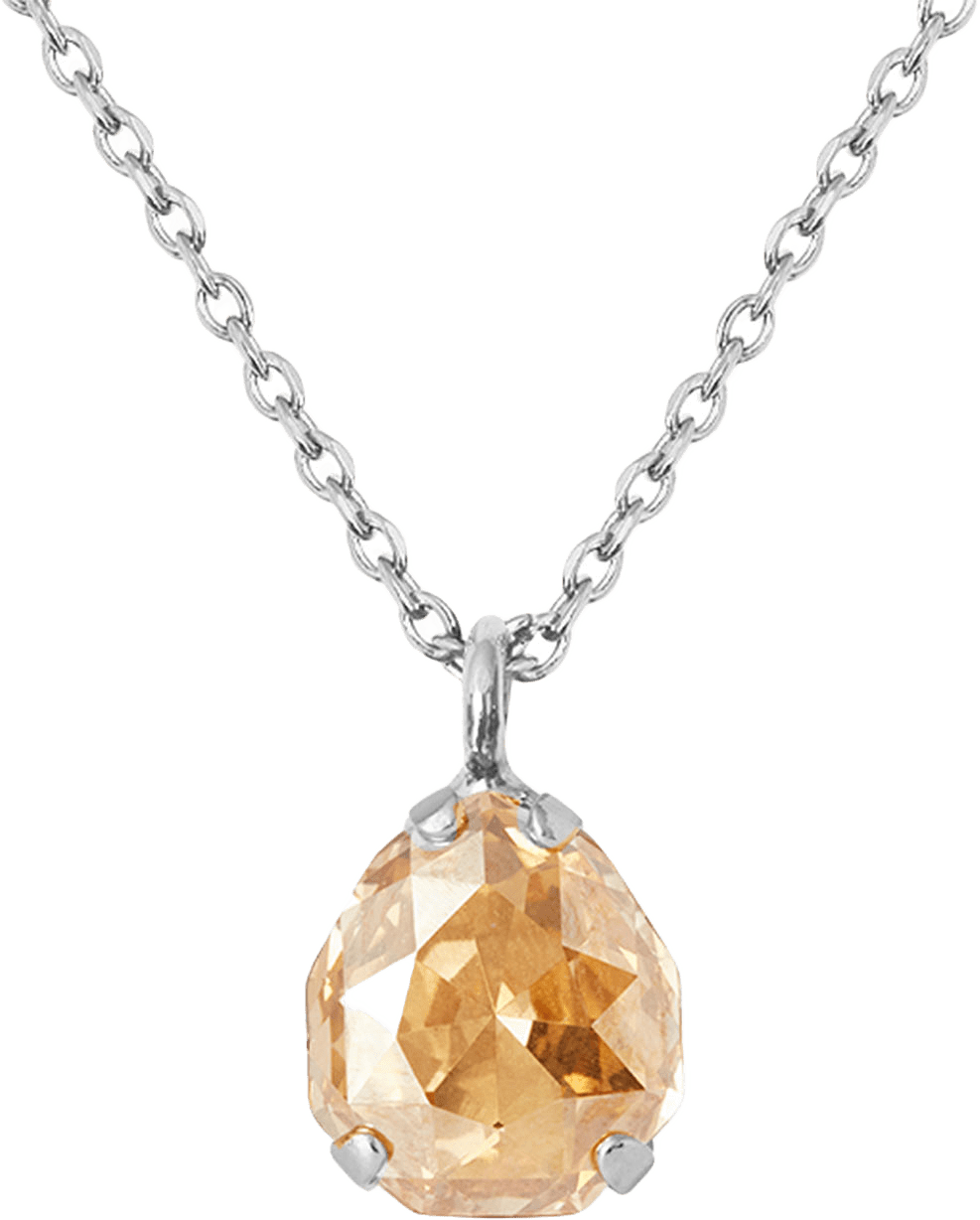 Carlotta Necklace, från Caroline Svedbom, i färgen Rhodium.