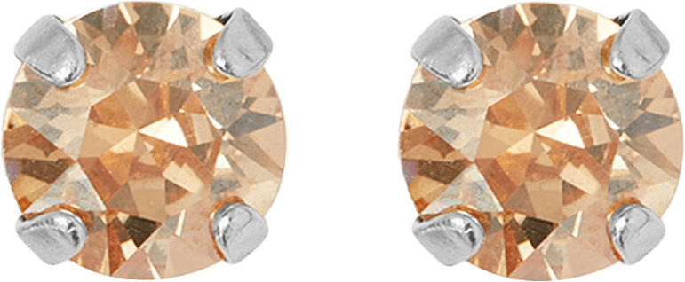 Mini Stud Earrings, från Caroline Svedbom, i färgen Rhodium.