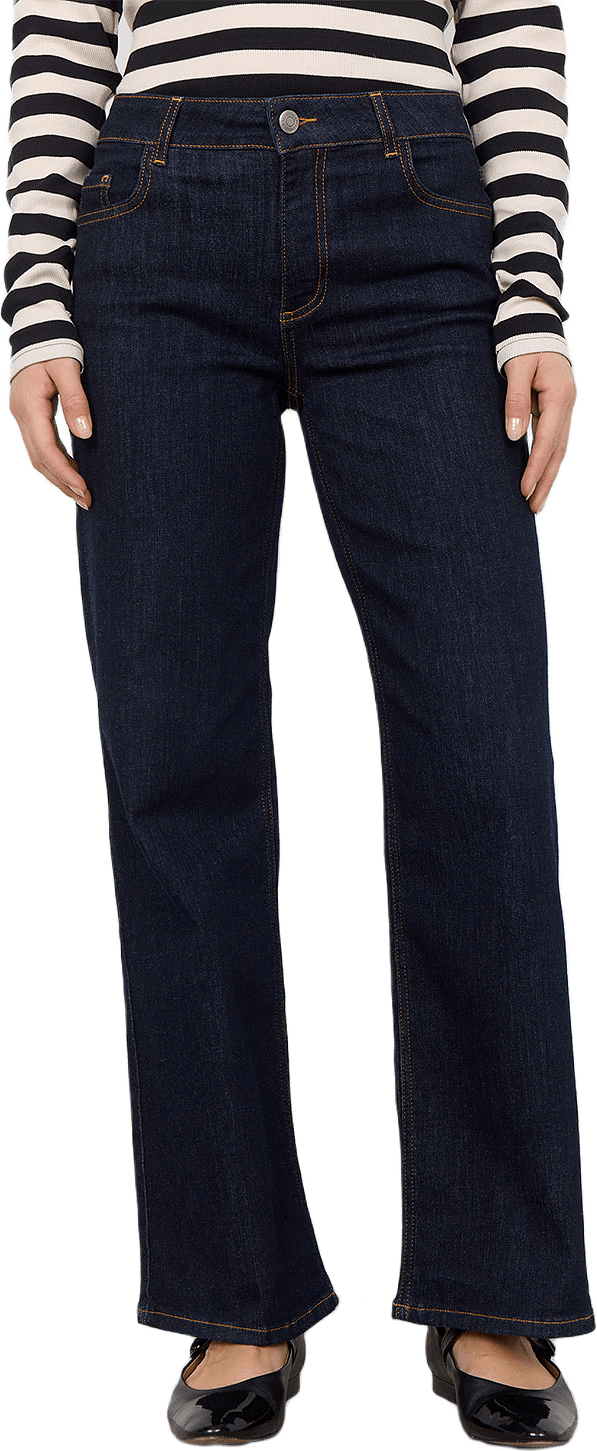 Sc-Kimberly 24-B Jeans, från Soyaconcept, i färgen Raw Blue Denim.