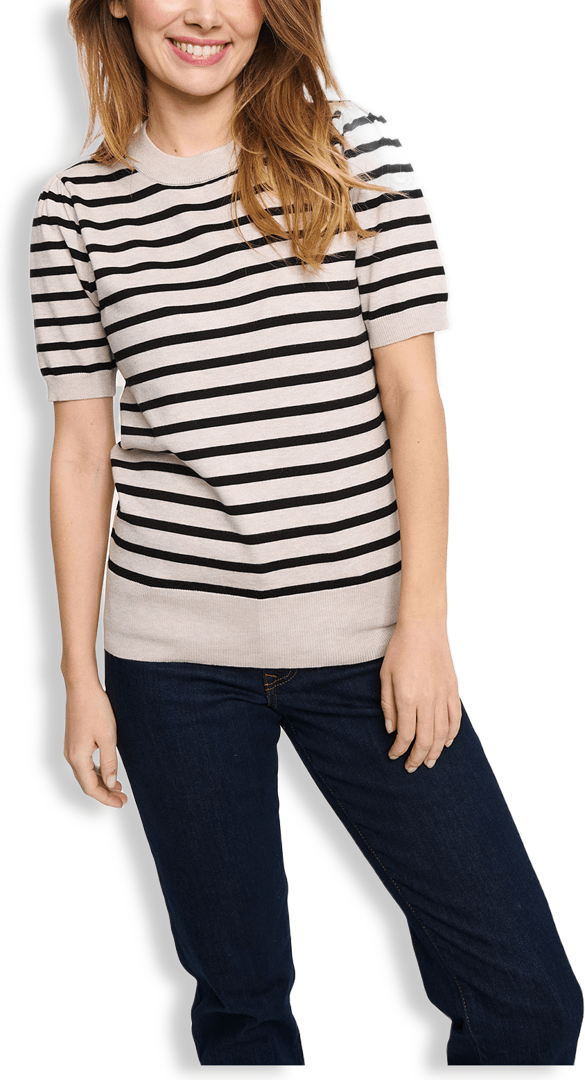 MilaSZ SS Striped Pullover