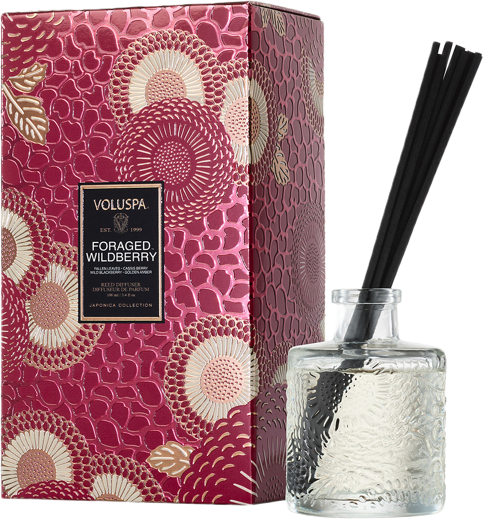 Reed Diffuser Foraged Wildberry, från Voluspa.