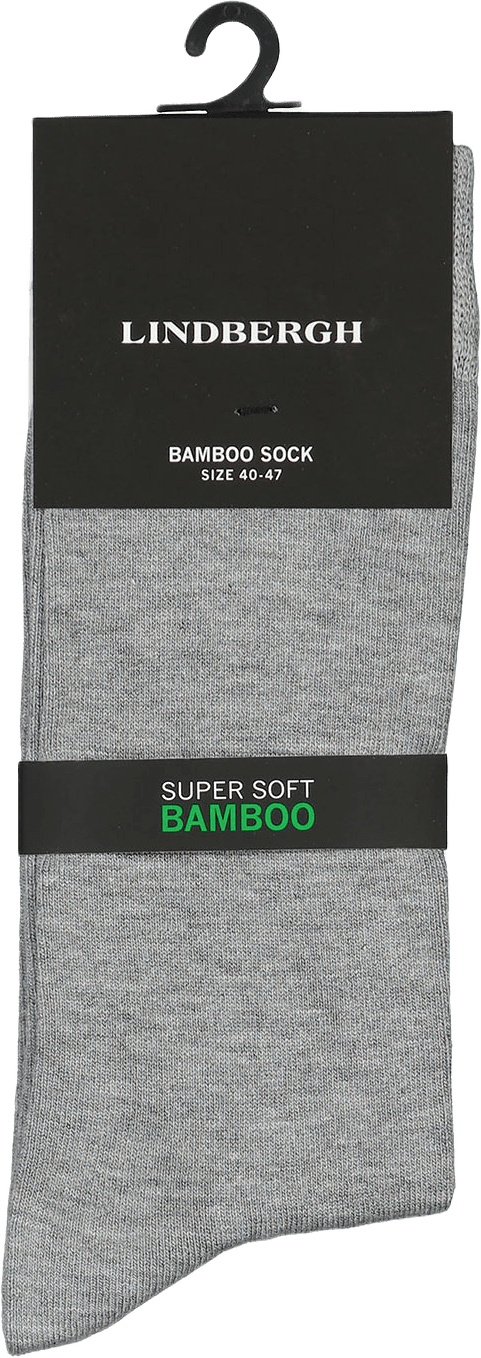 Bamboo Sock, från Lindbergh, i färgen Grey Mel.