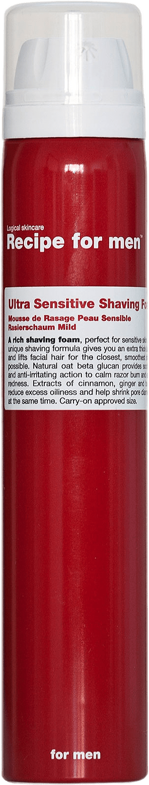 Ultra Sensitive Facial Foam, 100 ml, från Recipe For Men.
