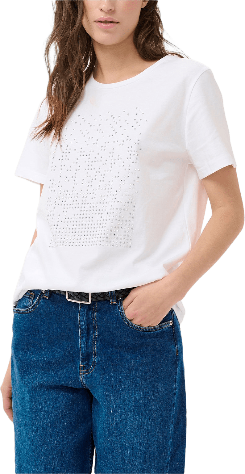 MaggiPW T-shirt, från Part Two, i färgen White And Silver.