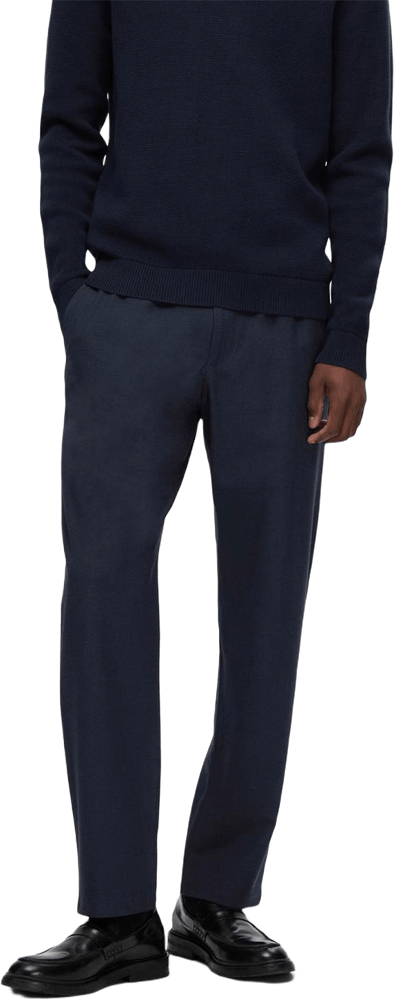 Slh196-Straight Robert String Pant, från Selected Homme, i färgen Dark Sapphire.