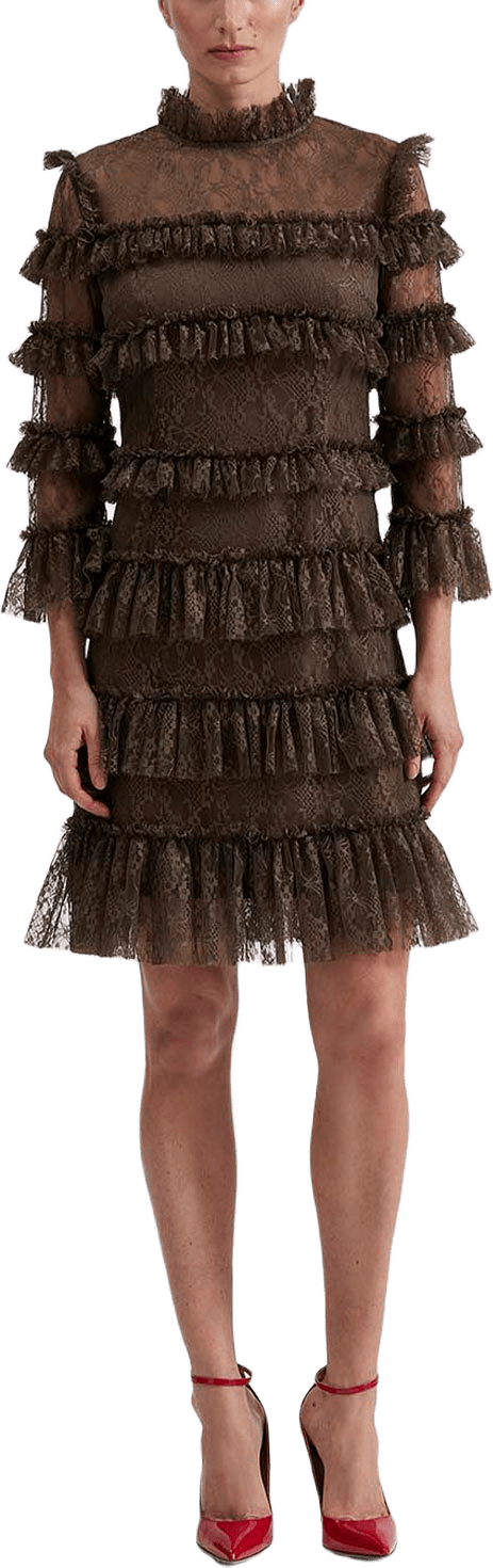 By Malina Carmine Dress, från Malina, i färgen Chocolate.