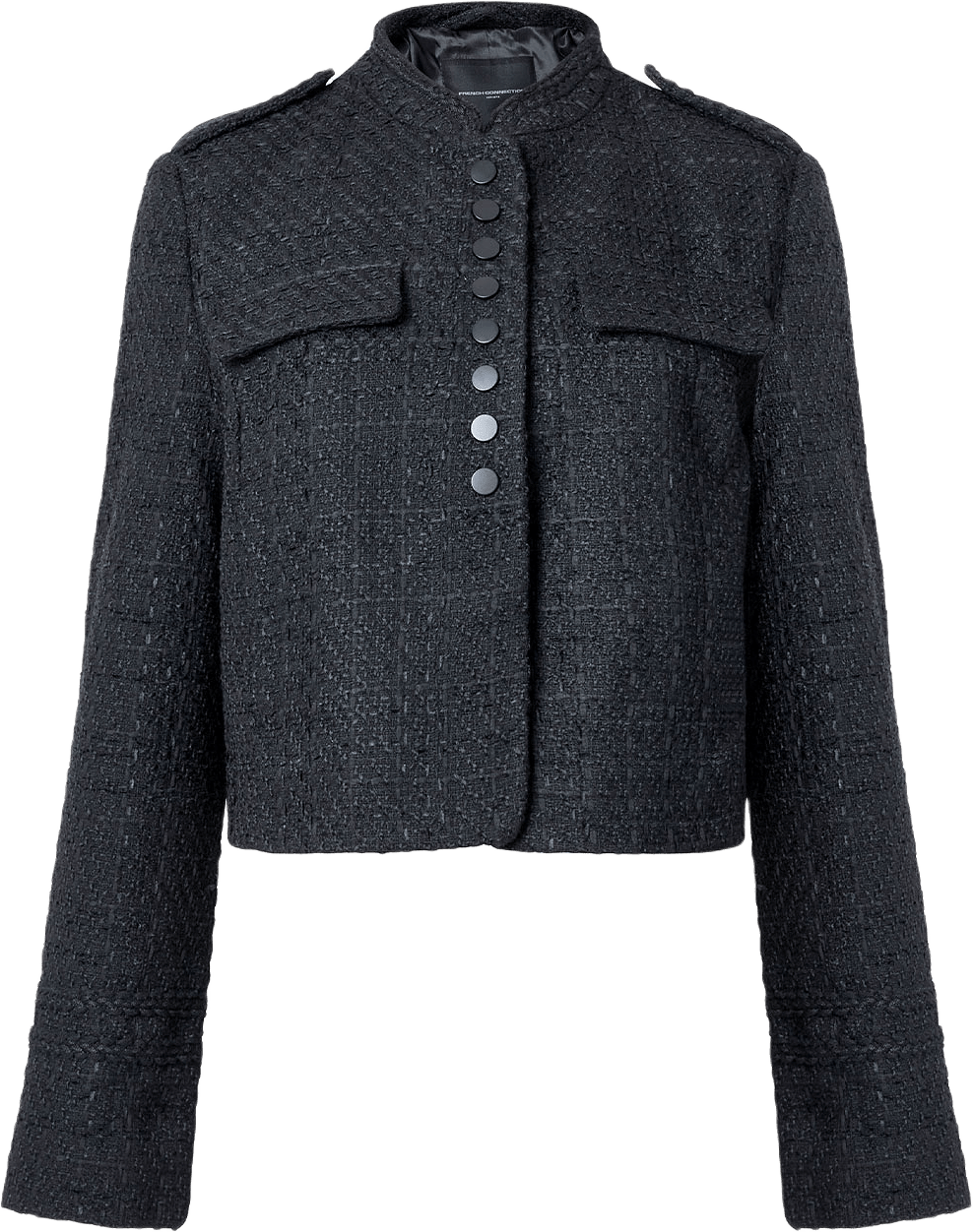Felice Tweed Jacket, från French Connection, i färgen Blackout.