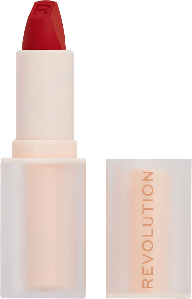 Revolution Lip Allure Soft Satin Lipstick, från Revolution, i färgen Ceo Brick Red.