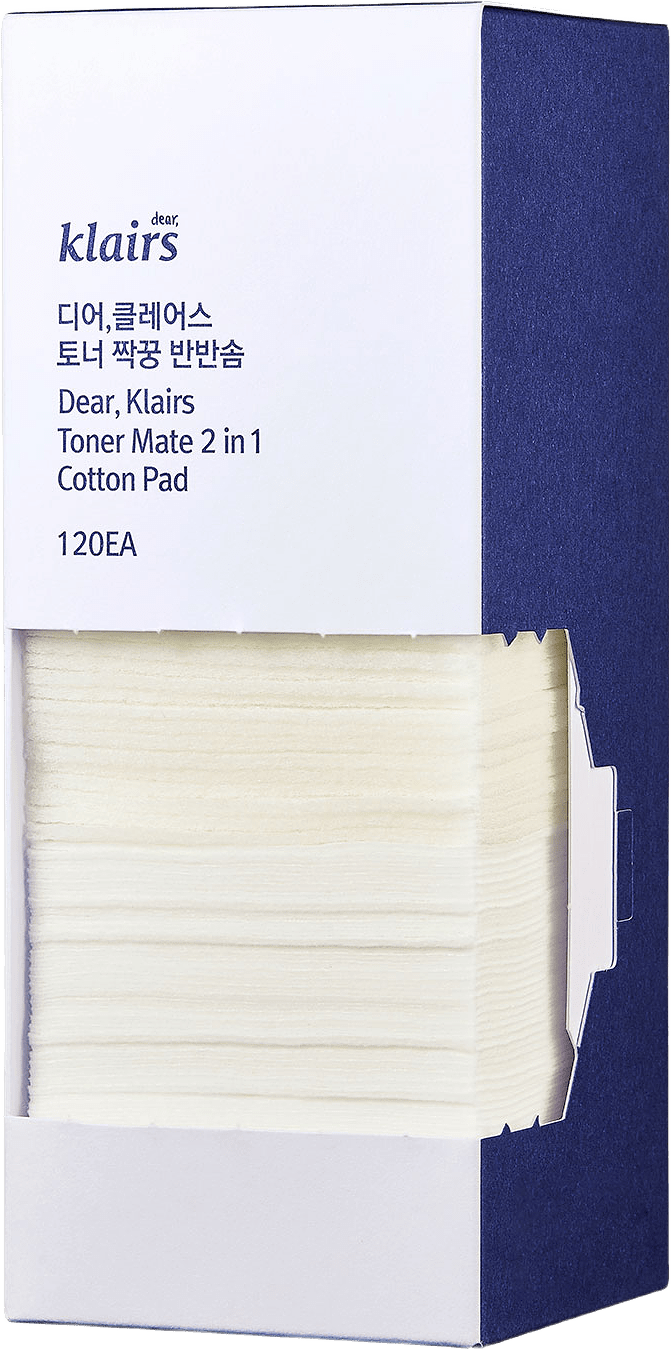 Toner Mate 2 in 1 Cotton Pad, från Klairs.