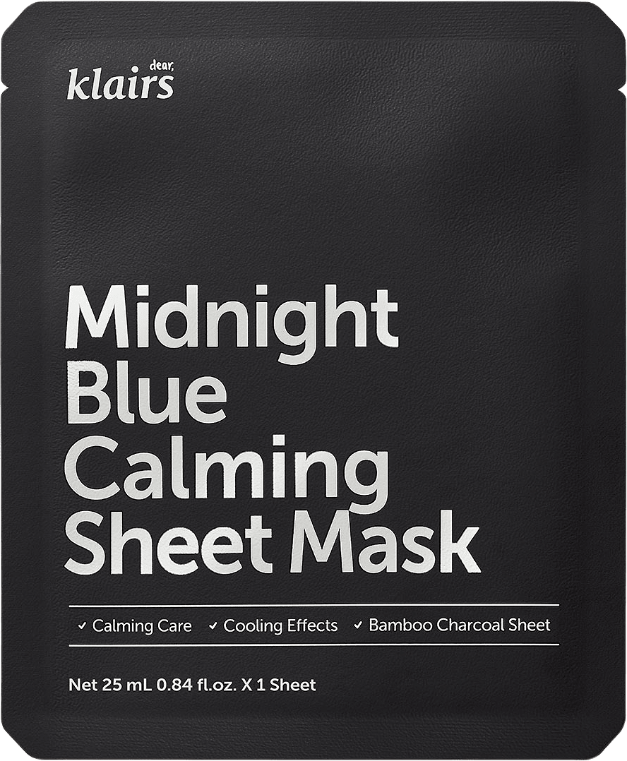 Midnight Blue Calming Sheet Mask, från Klairs.