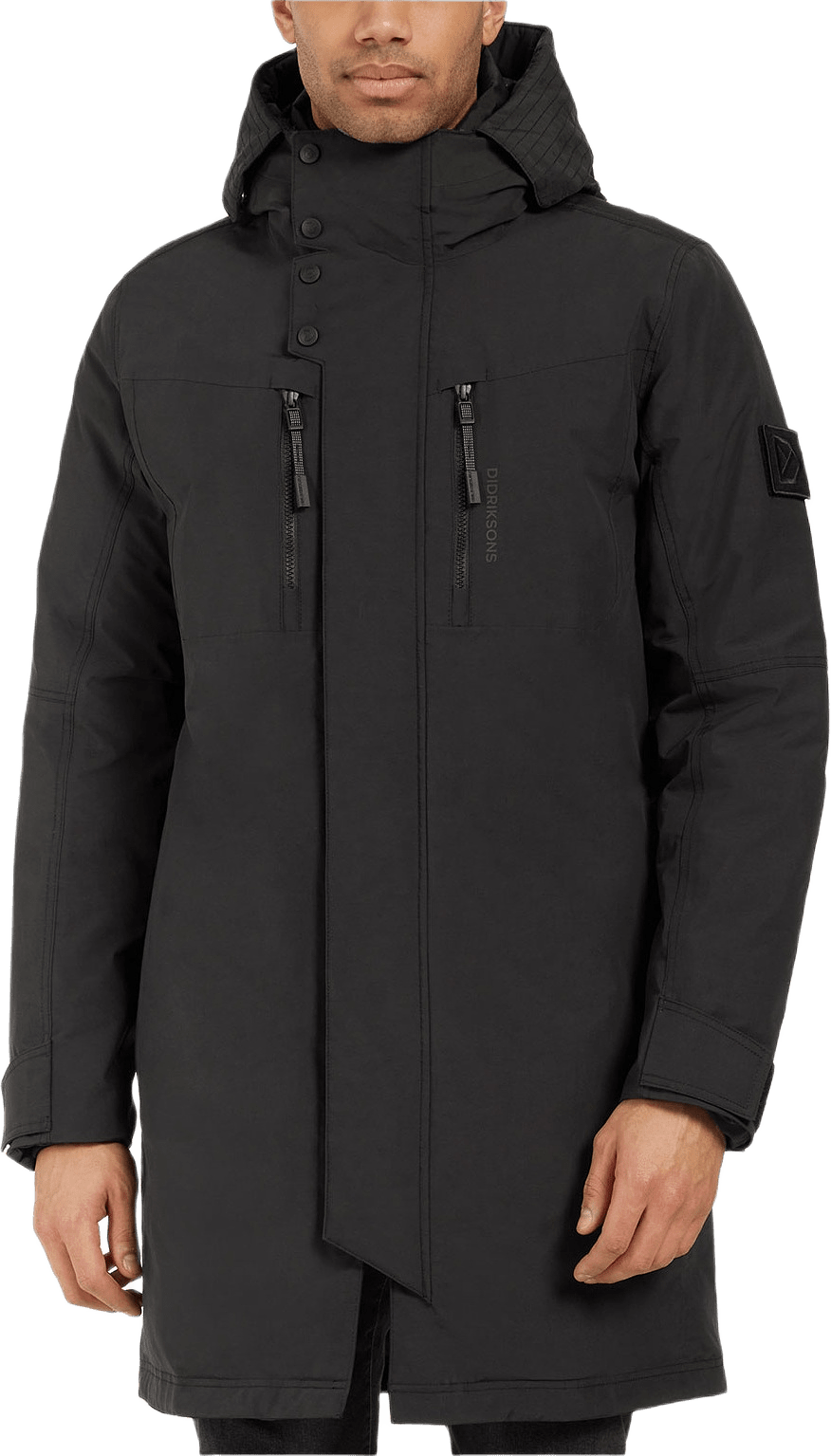 Dexter Parka, från Didriksons, i färgen Black.