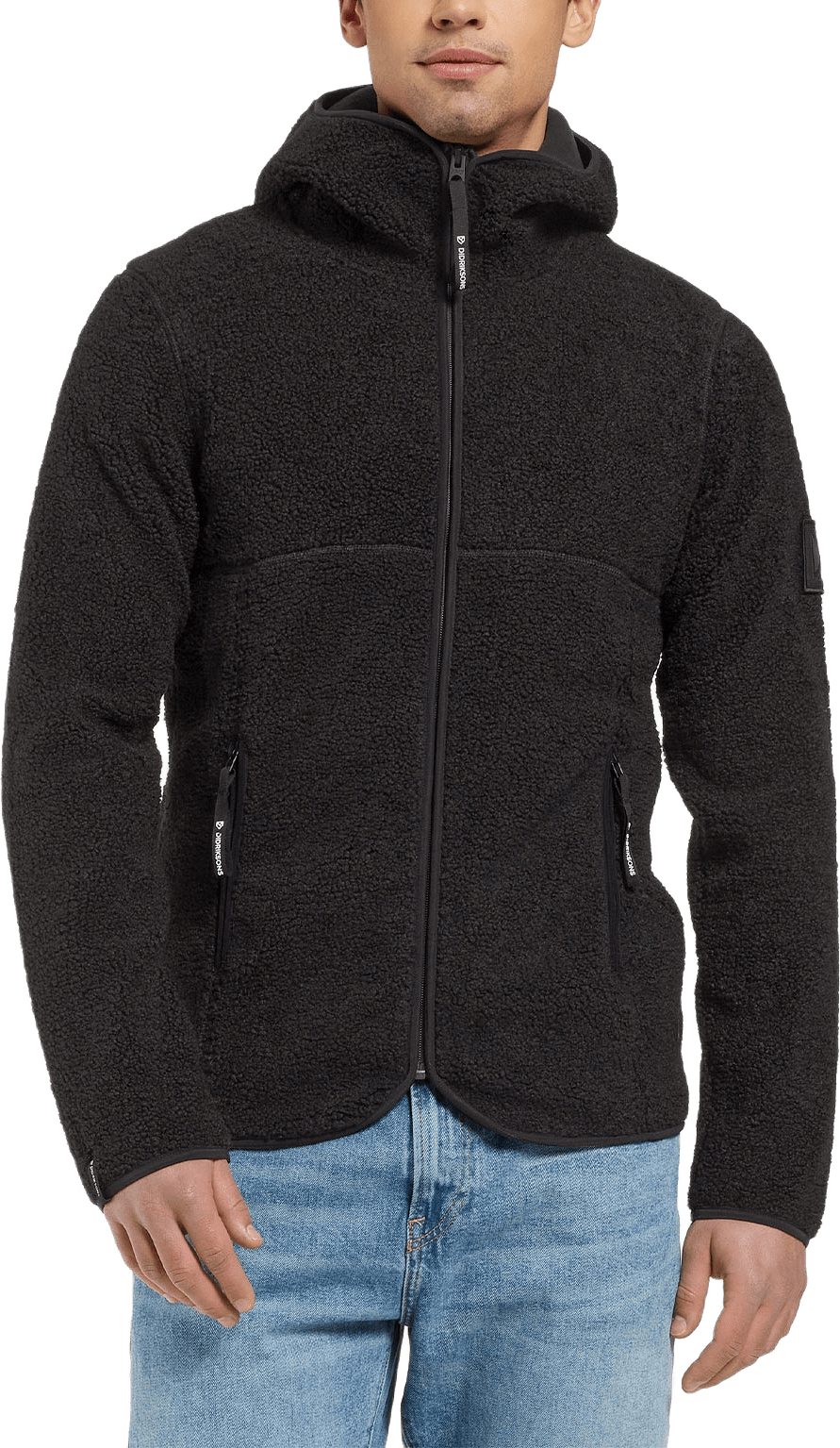 Bror Fullzip, från Didriksons, i färgen Black.