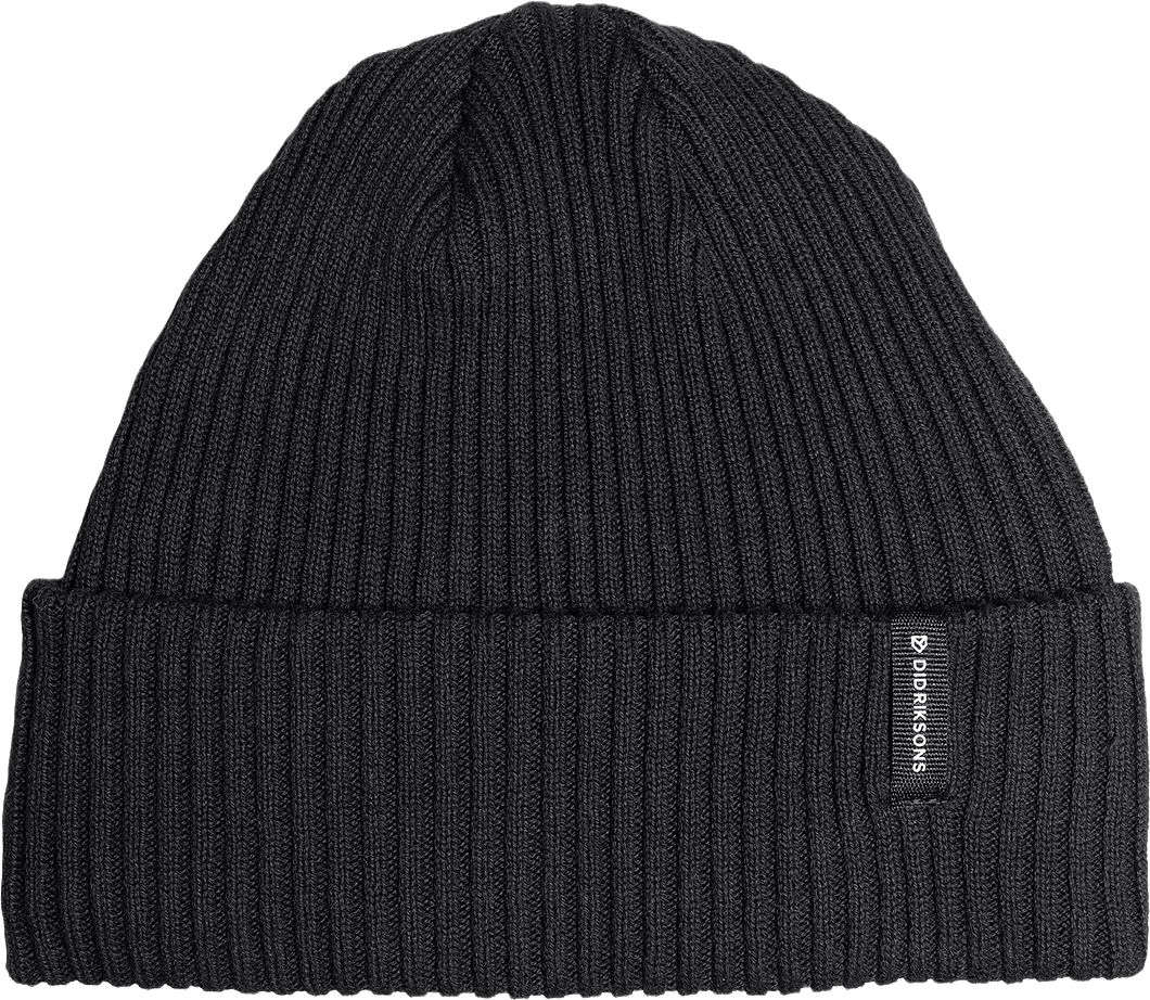 Delmar Beanie, från Didriksons, i färgen Black.