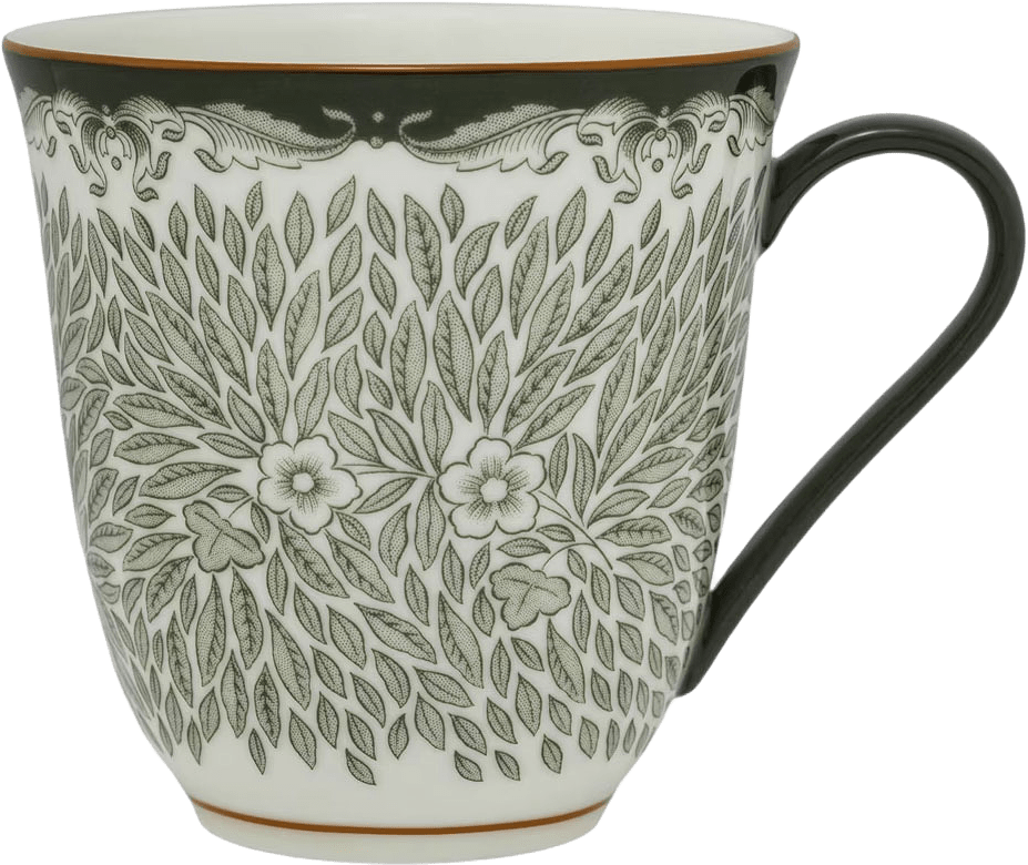 Ostindia Floris mugg 30cl, från Rörstrand, i färgen Grön.
