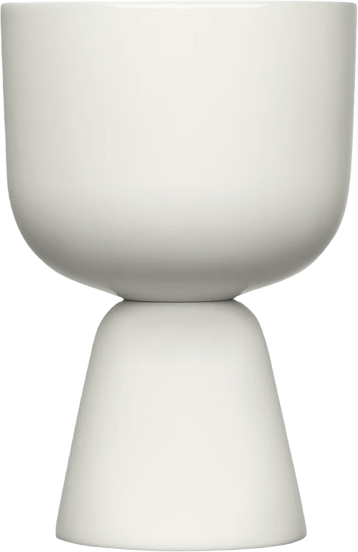 Nappula kruka 190x125mm, från Iittala, i färgen Vit.