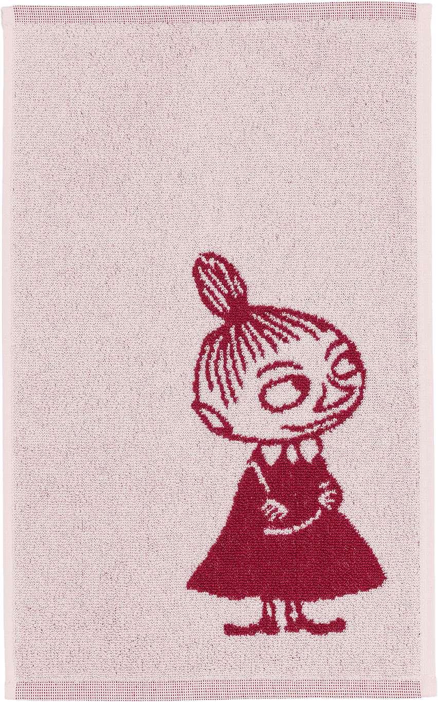 Mumin handduk 30x50 cm, från Arabia, i färgen Rosa.