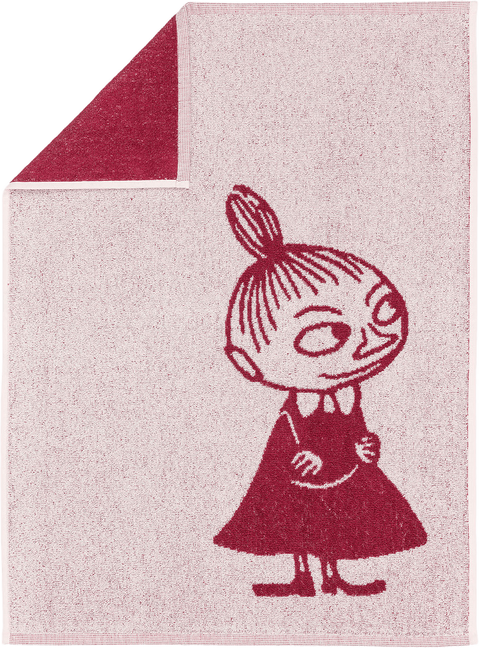 Mumin handduk 50x70 cm, från Arabia, i färgen Rosa.