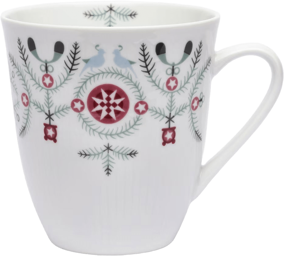 SWGR Winter mugg 0,5L, från Rörstrand, i färgen Flerfärgad.