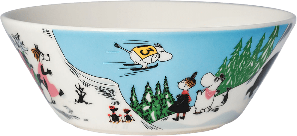Mumin skål 15 cm, från Arabia, i färgen Flerfärgad.