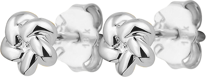 Empower Drop Studs Rhodium