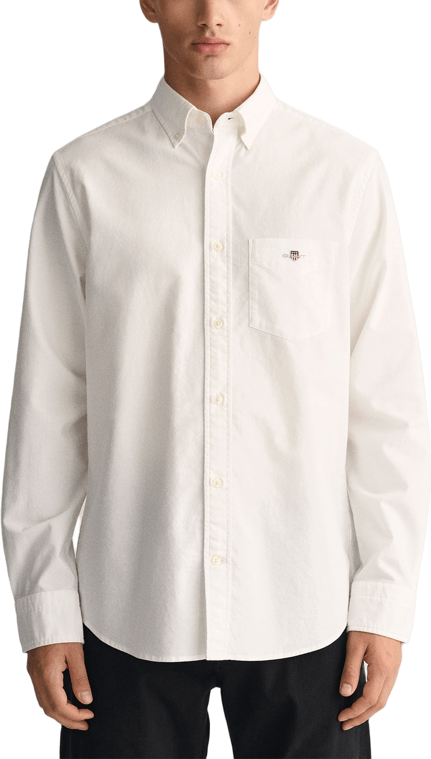 Regular Fit Oxford Shirt, från GANT, i färgen White.