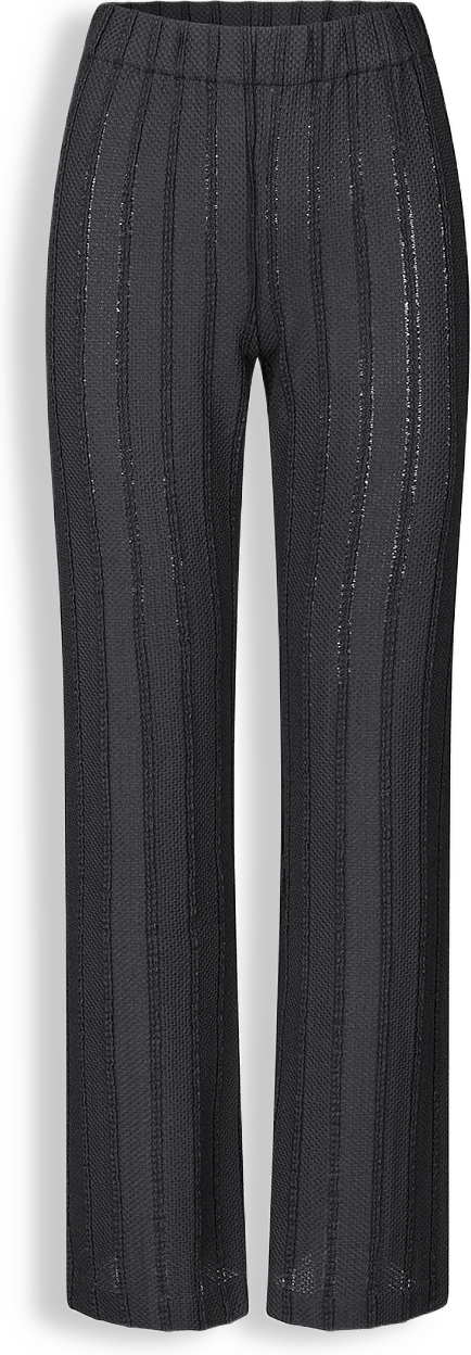 Elasticated Straight Long Pants