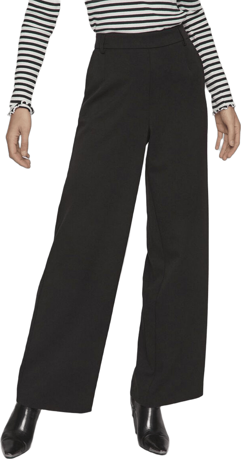 Vivarone Hw Wide Pant, från Vila, i färgen Black.