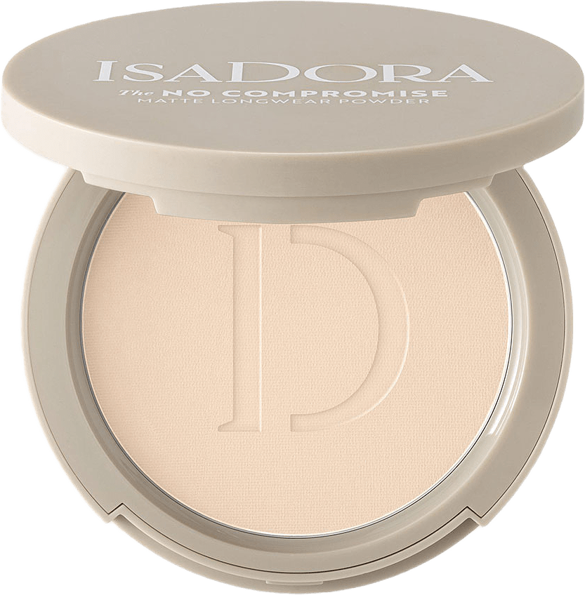 The No Compromise Matte Longwear Powder, från IsaDora, i färgen Neutral Porcelain.