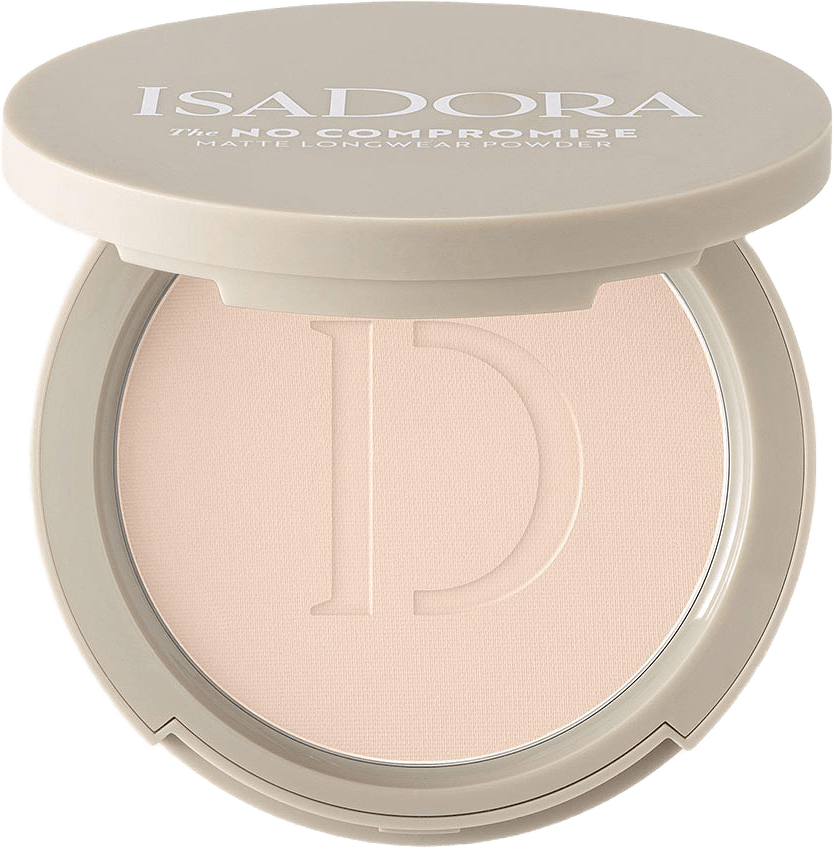 The No Compromise Matte Longwear Powder, från IsaDora, i färgen Cool Ivory.