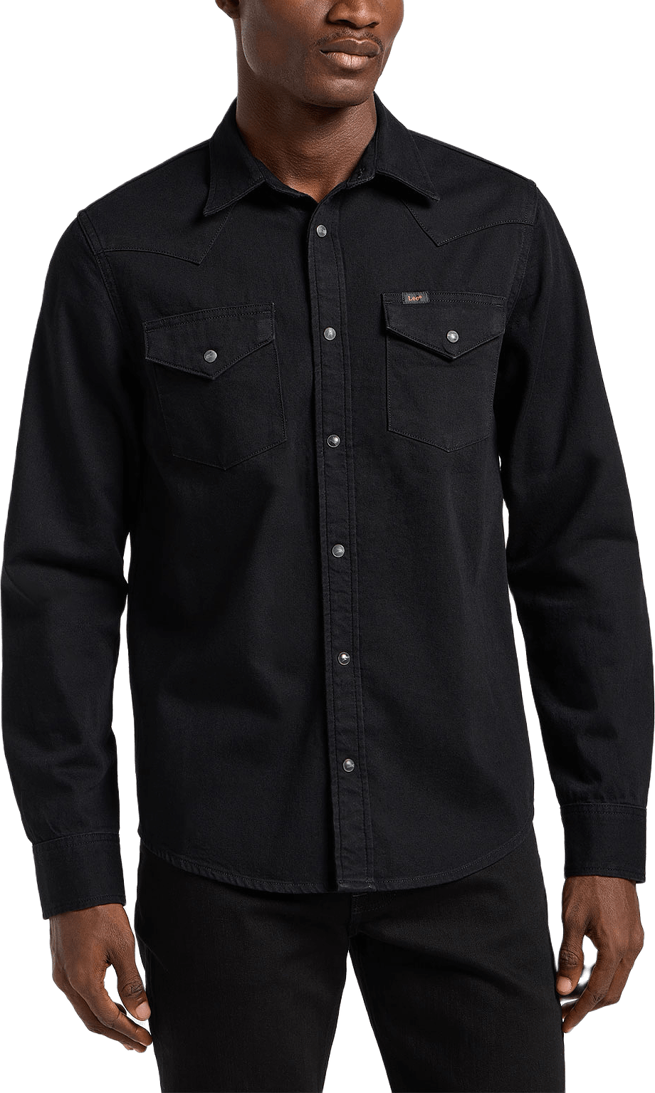 Regular Western Shirt, från Lee, i färgen Black.