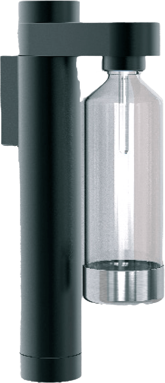 Brus kolsyremaskin -Vägghängd, från Stelton, i färgen Black.