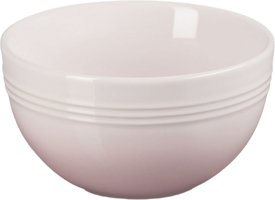 Coupe snack skål 350ml, från Le Creuset, i färgen Shell Pink.