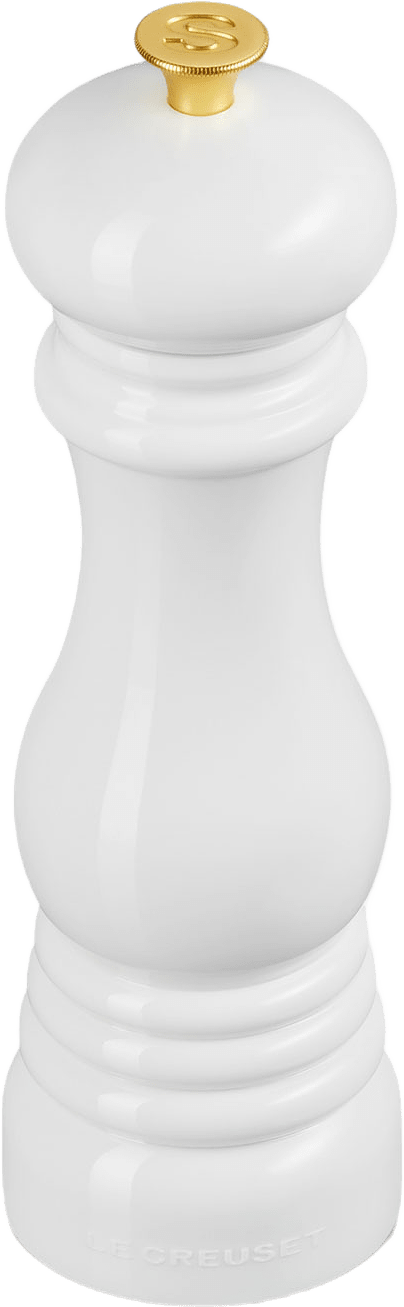 Saltkvarn 21cm, från Le Creuset, i färgen White.