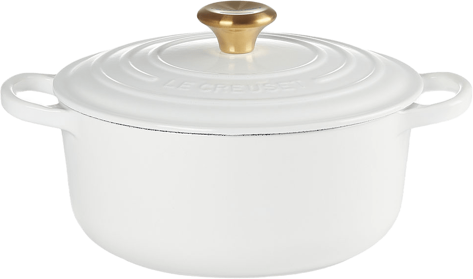 Signature Gjutjärn Rund Gryta 20cm White 2,4L, från Le Creuset, i färgen White.
