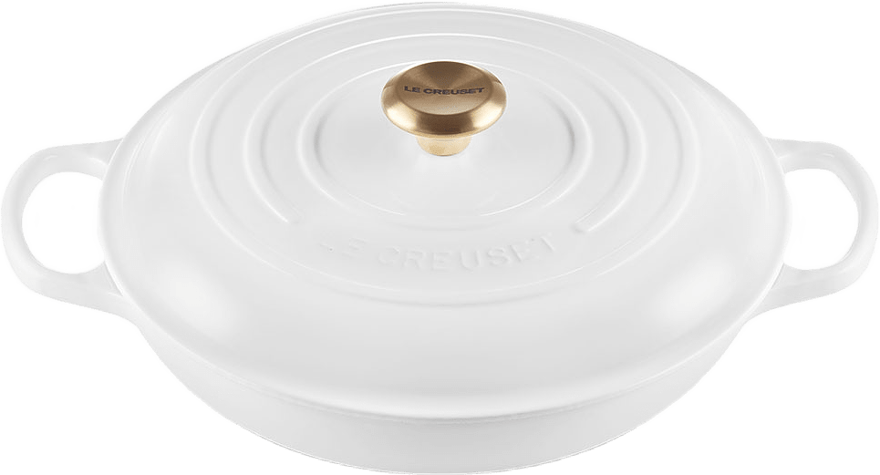 Buffétgryta 30cm 8,1L, från Le Creuset, i färgen White.