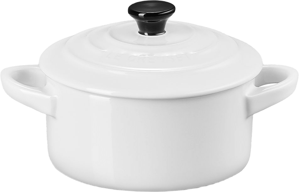 Minigryta 10cm 0,25L, från Le Creuset, i färgen White.