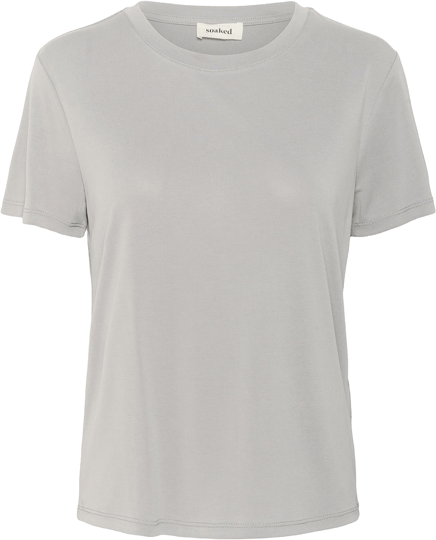 SLColumbine Crew-Neck T-Shirt, från Soaked In Luxury, i färgen Ultimate Gray.