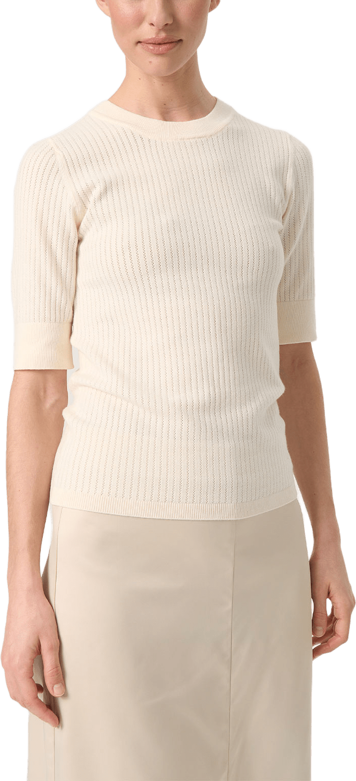 SLSpina Pullover, från Soaked In Luxury, i färgen Whisper White.