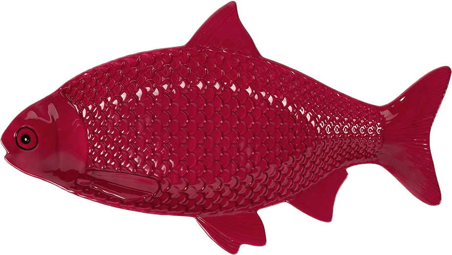 Tallrik Kai, från Byon, i färgen Vinröd.