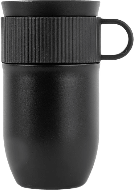 Ted bilmugg, från Sagaform, i färgen Svart.