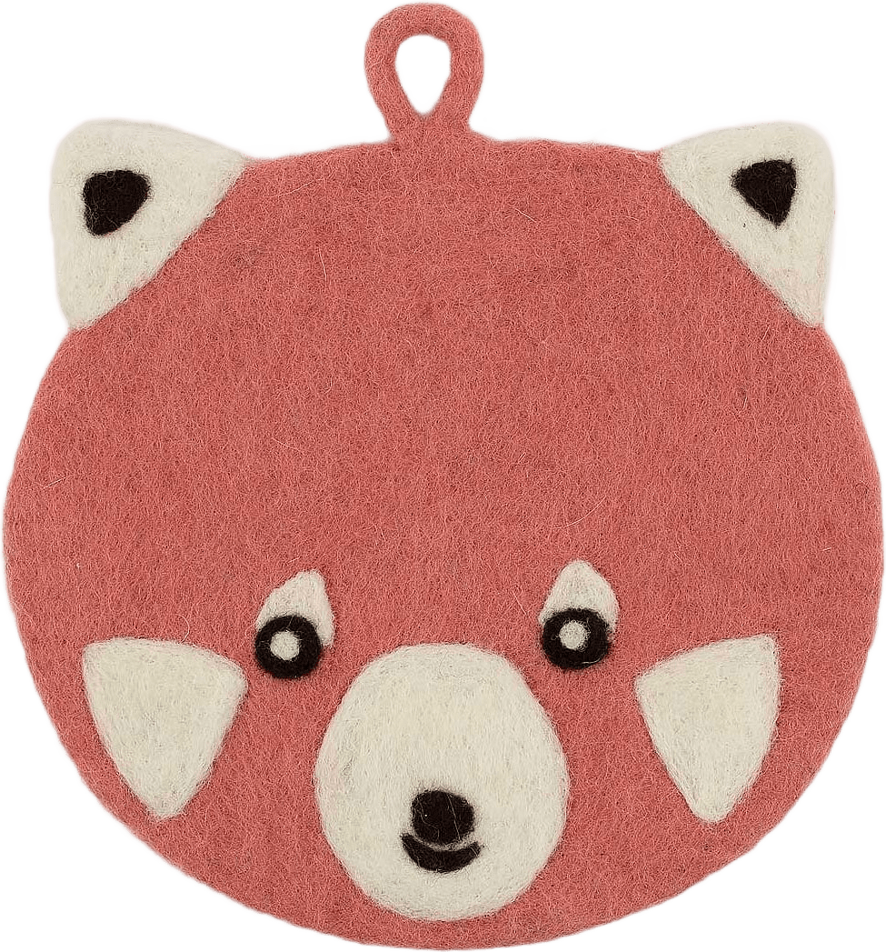 PANDA Grytlapp, från A World of Craft, i färgen Rosa.