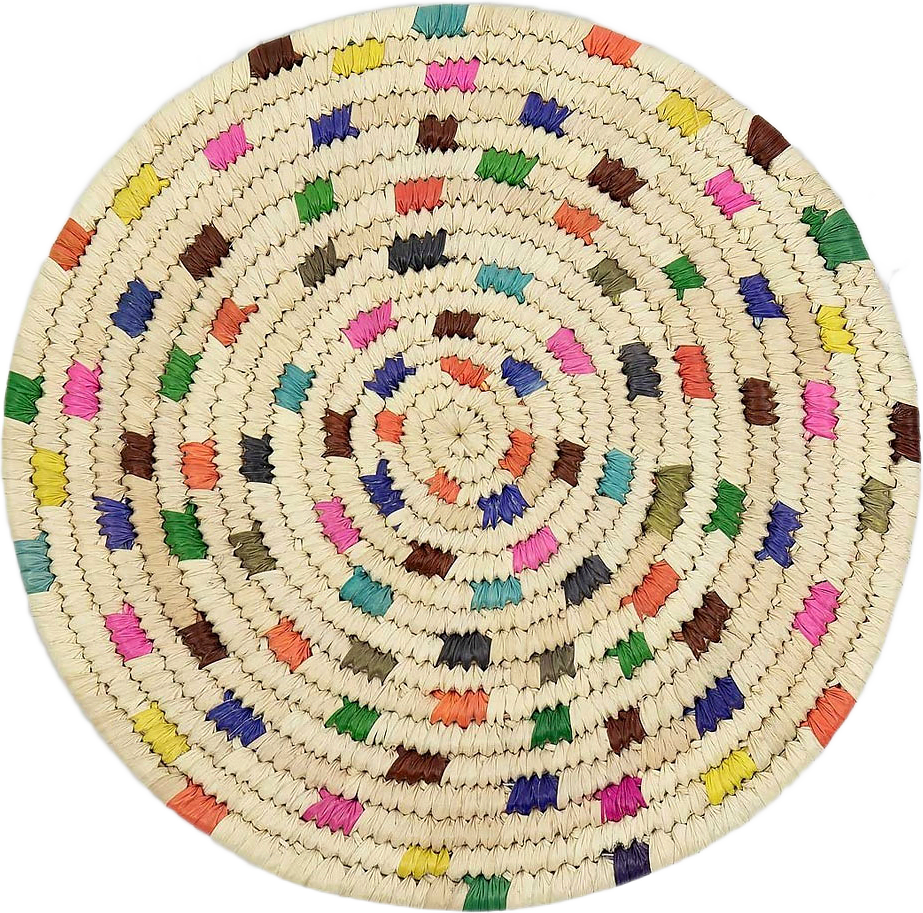 PALM DOTTED Underlägg S, från A World of Craft, i färgen Multi.