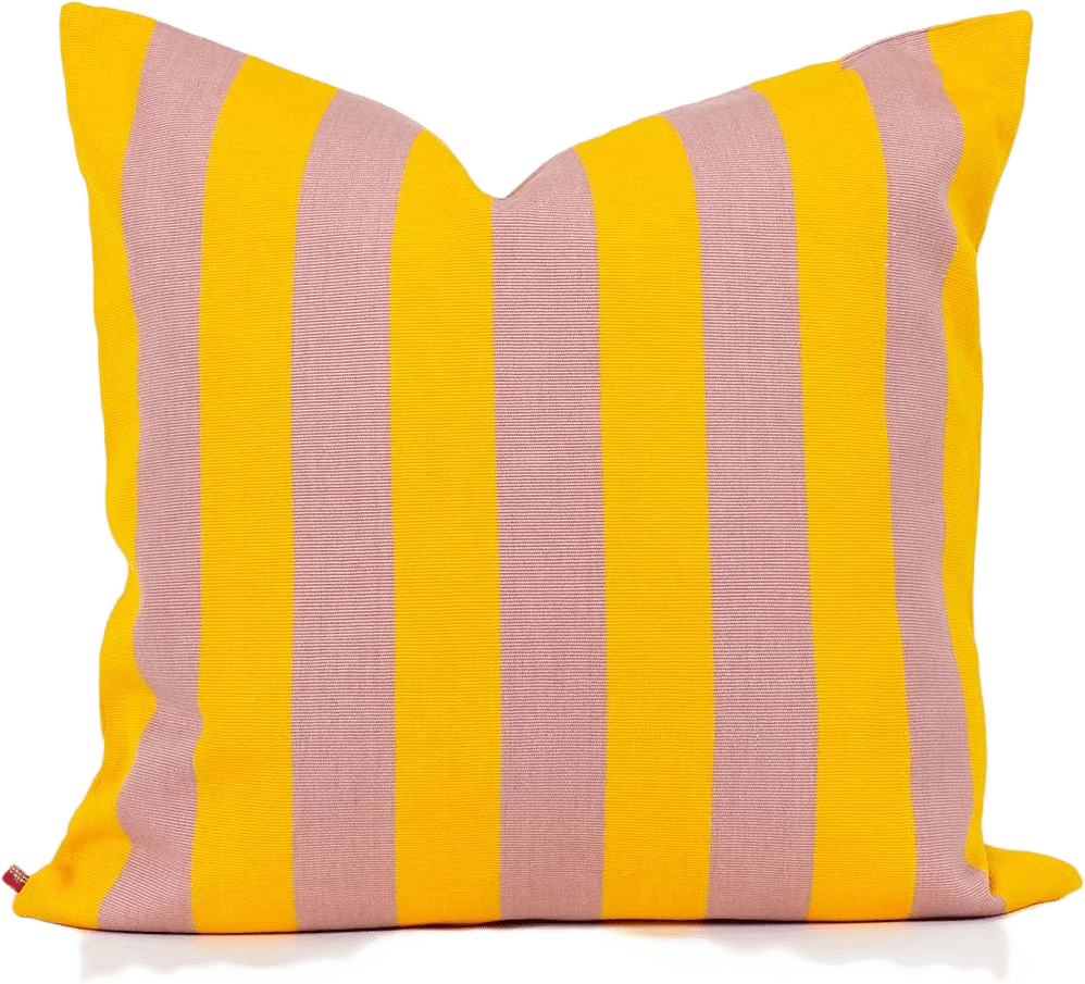 EMANUELA Kuddfodral 50x50 cm, från A World of Craft, i färgen Orange/Rosa.