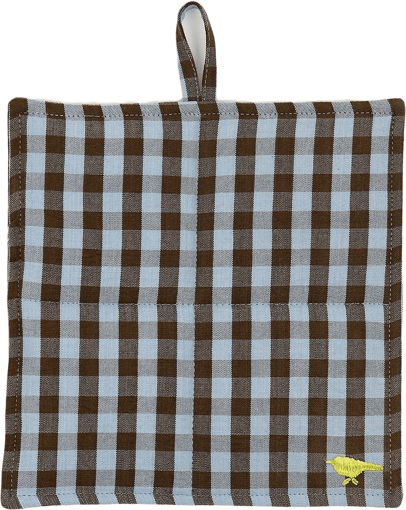 MARIA Grytlapp, från A World of Craft, i färgen Ljusblå/Brun.